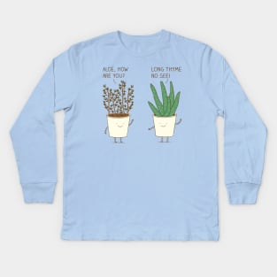 garden etiquette Kids Long Sleeve T-Shirt